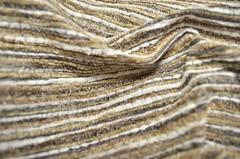 Dory Beaver Brown Gold Cream Grass-Like Chenille Texture Regal Upholstery Fabric
