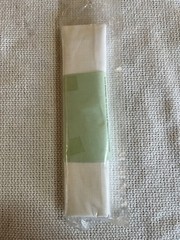 Trapunto Fabric 100% Bleached Cotton 18 In X 45 In NOS