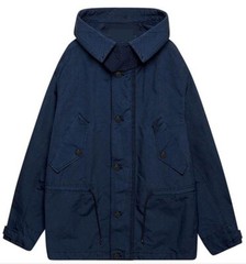WR Vintage Dust Color Microfiber Conjugated Yarn Field Jacket Trench Coat Fabric