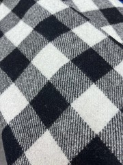 $40 for 2 Yards, Buffalo Plaid 90%Wool For Coat. Blazer.Cape. Blanket & Hat #103