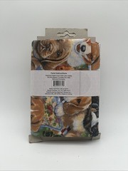 Puppies 1 Yard Fabric Cut 100% Cotton 36 X 44 In. 91.45 C 111.8 Cm
