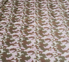 Cotton Decorator or Shirting Fabric Pink & Brown Camouflaged 58″ Wide x 1⅔ yards