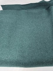 Wool Felt Fabric Forest Green Teal 60 x 34 Coat Craft Sewing Material