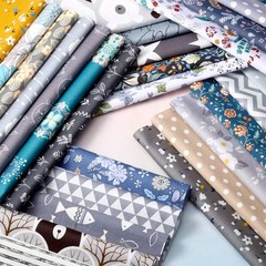 Durable 10×10 Inch Cotton Fabric Bundles – Assorted Patterns for Quilting