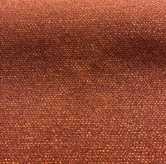 Chenille Presley Red Henna Tweed Upholstery Fabric by the yard