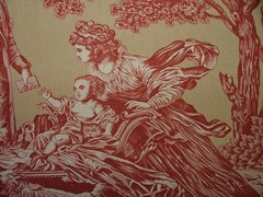Marvic Textiles Toile Fabric 5.7 Metres Cornelia Curtain Upholstery Cushion