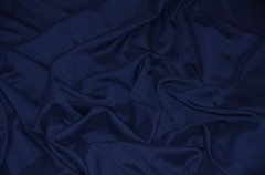 Navy Poplin Fabric Polyester Solid 60” by the yard