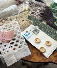 MULTICOLOR Slow Stitch Junk Journal Kit Craft Sewing Fabric Vintage – 70+