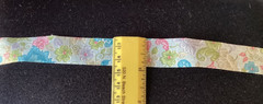 Fabric Strips Pre Cut 7/8″ To 2″ Mixed Patterns Dots Florals Lot Of 11 Lengths
