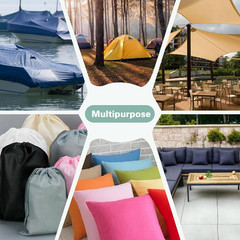 100% Waterproof Outdoor Fabric by the Yard, 58″ W 600D Marine Canvas Fabric with