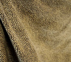 Siamese Nugget/Coffee Reversible Chenille Animal Print Upholstery Fabric