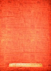 red cotton quilt fabric Christmas Emporium Graphic 45 noel holiday words Merry