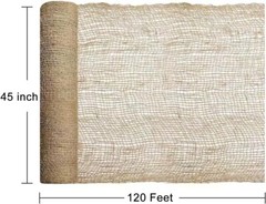 Natural Erosion Control Jute Netting Soil Saver Mesh Blanket Burlap Netting