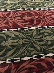 Velvet fabric 26×26″ Westgate Patterned La Scala Germany large sample upholstery