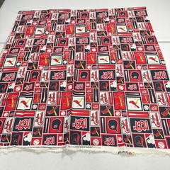 fabric traditions quilting cotton MLB red baseball cardinals 2015 28×58 1.6 yard