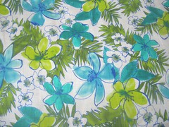 3 lin yards Marc Wear Hot Cotton linen Fabric Summer Branches 58″ w 5.0 oz