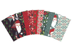Moda KRINGLE AND CLAUS 30150 510 Green Grunge BASIC GREY Quilt Fabric CHRISTMAS