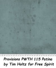 Provisions Tonal Cotton Quilt fabric Tim Holtz / Free Spirit PWTH 115 Mocha