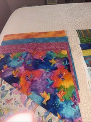 12 FQ Vintage Laurel Burch 100% Cotton Fabric Bundle