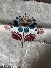 Vintage Folk Inspired Screen Printed Panels By Cranston Print Works
