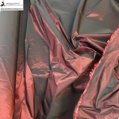 TRIPLURE TAFFETA FABRIC WITH BURGUNDY BY THE METER/ CM 153-MADE ITALY