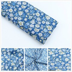 Twill Cotton Fabric Patchwork Floral Cloth Dress Costume Material Sewing Crafts