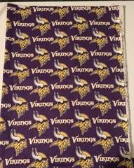 NFL Vikings 2013 #6456 Minnesota Vikings Fabric 59″ Wide by 40″ long