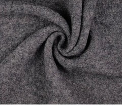 $26 for 2 Yards – Real Wool Quality (Flannel) Fabric – Heather Med Gray Color