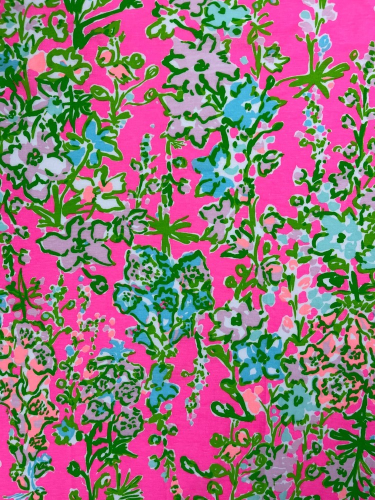 Lilly Pulitzer Fabric Southern Charm Knit Pima Cotton Fabric -36 inch x 60 inch