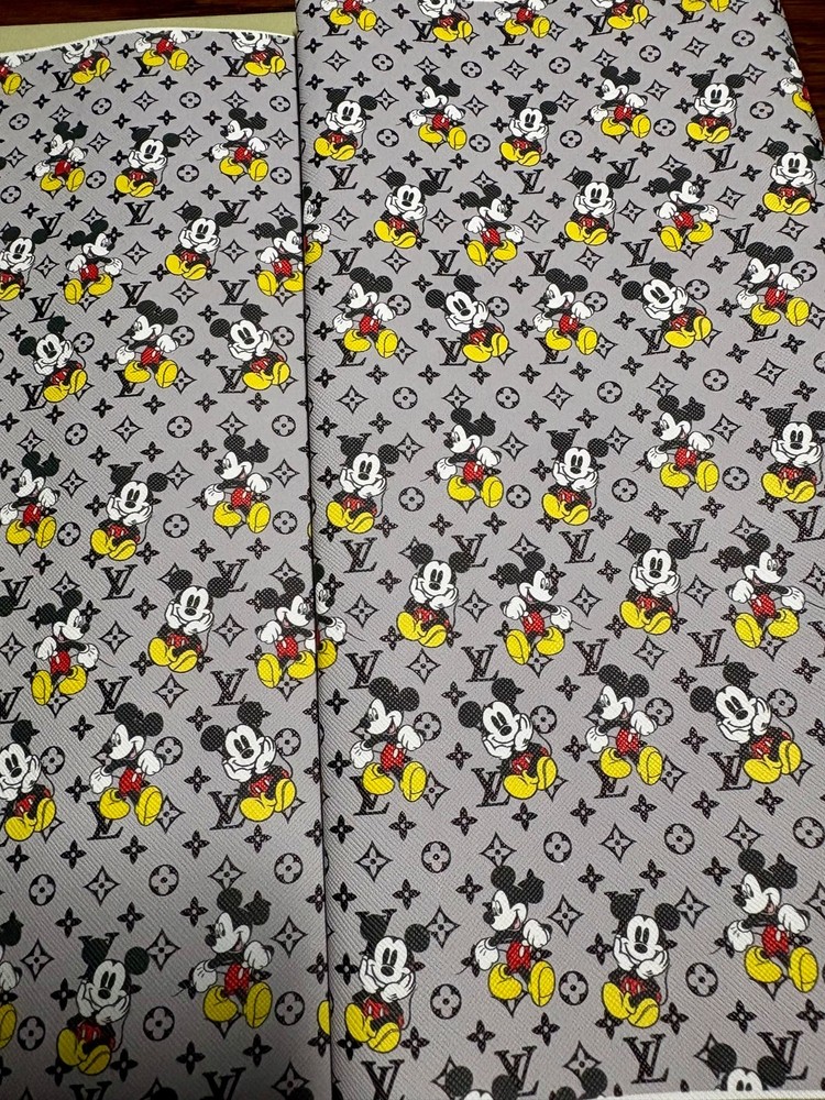 Luxury Faux Leather Fabric Sold By 12×14 Inch Sheets Multi Color