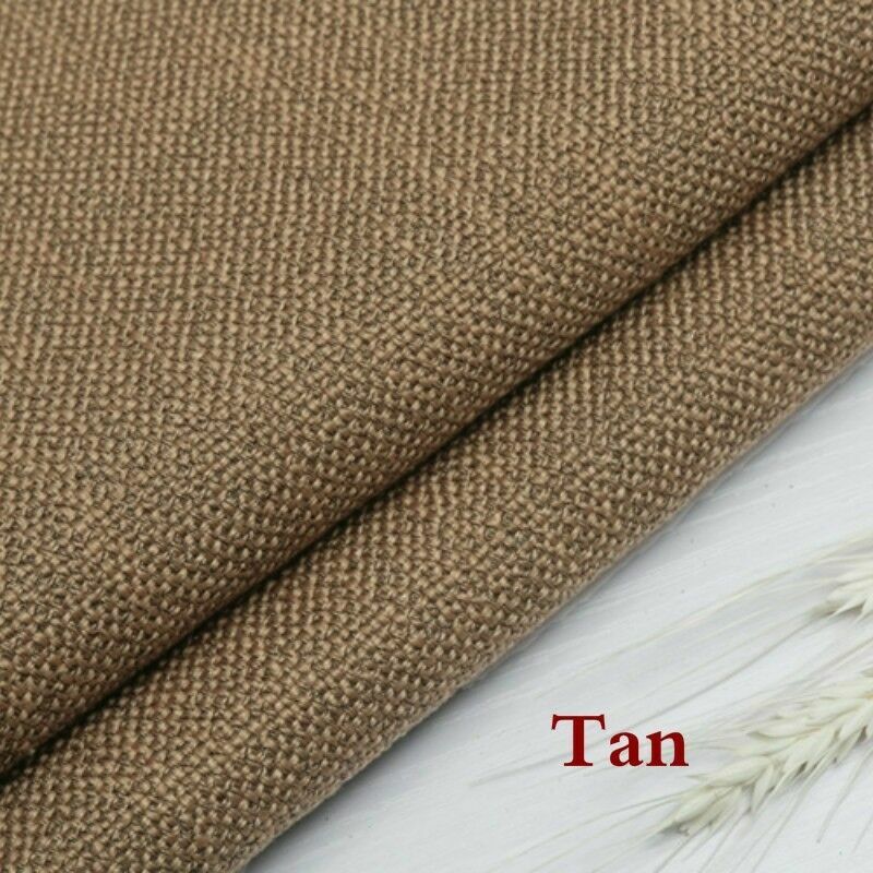 Thick Fabric Table Cloth Burlap Crafts Sofa Upholstery