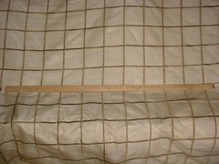 11-5/8Y Lee Jofa Sheer Embroidered Silk Upholstery Fabric