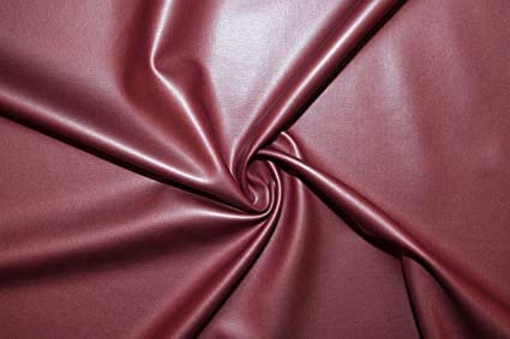 Burgundy 2 Way Stretch Matte Faux Leather Fabric by Yard 58″ Vinyl Appareal