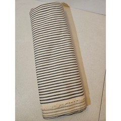 Vintage Antique Blue Stripe Ticking Fabric 33″x4.25 yards Rare HTF