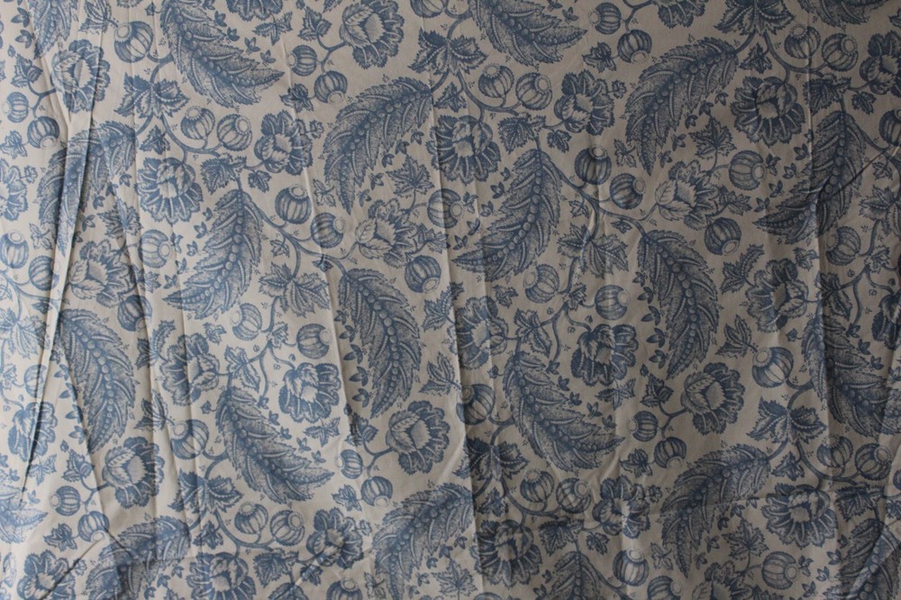 Ralph Lauren, Bridgewater Floral, BTY, Vintage, Color Blue