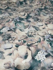 Vintage 1990 Floral Print House N’ Home Fabrics & Draperies Upholstery 36″Lx54″W