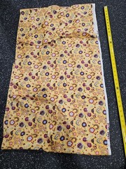 Lot Of 2 Yards Paisley Floral Fabric