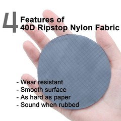 Fabric, Grey Waterproof Ripstop Nylon Fabric 40D, 60×78 Inches, Lightweight, …