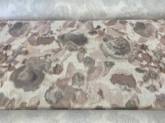 Designer Watercolor Floral Fabric, 100% linen.,7.5oz., 255gsm, BTY, Swatch Avail