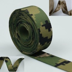 1 Meter AOR1 AOR2 Camouflage Webbing Non-elastic Edging Strips 2.5cm Width