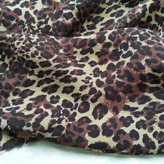 55” Wide By Yard Africa Leopard Fabric Soft Dress Abaya Material Viscose Rayon
