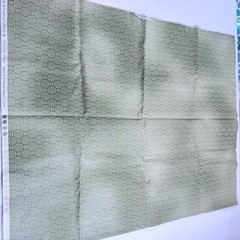 Hoffman quilting cotton fabric green dots circles 36×43 1 yards