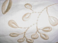 8-3/4 Brunschwig & Fils BF10500 Larkhill Embroidered Jacobean Upholstery Fabric