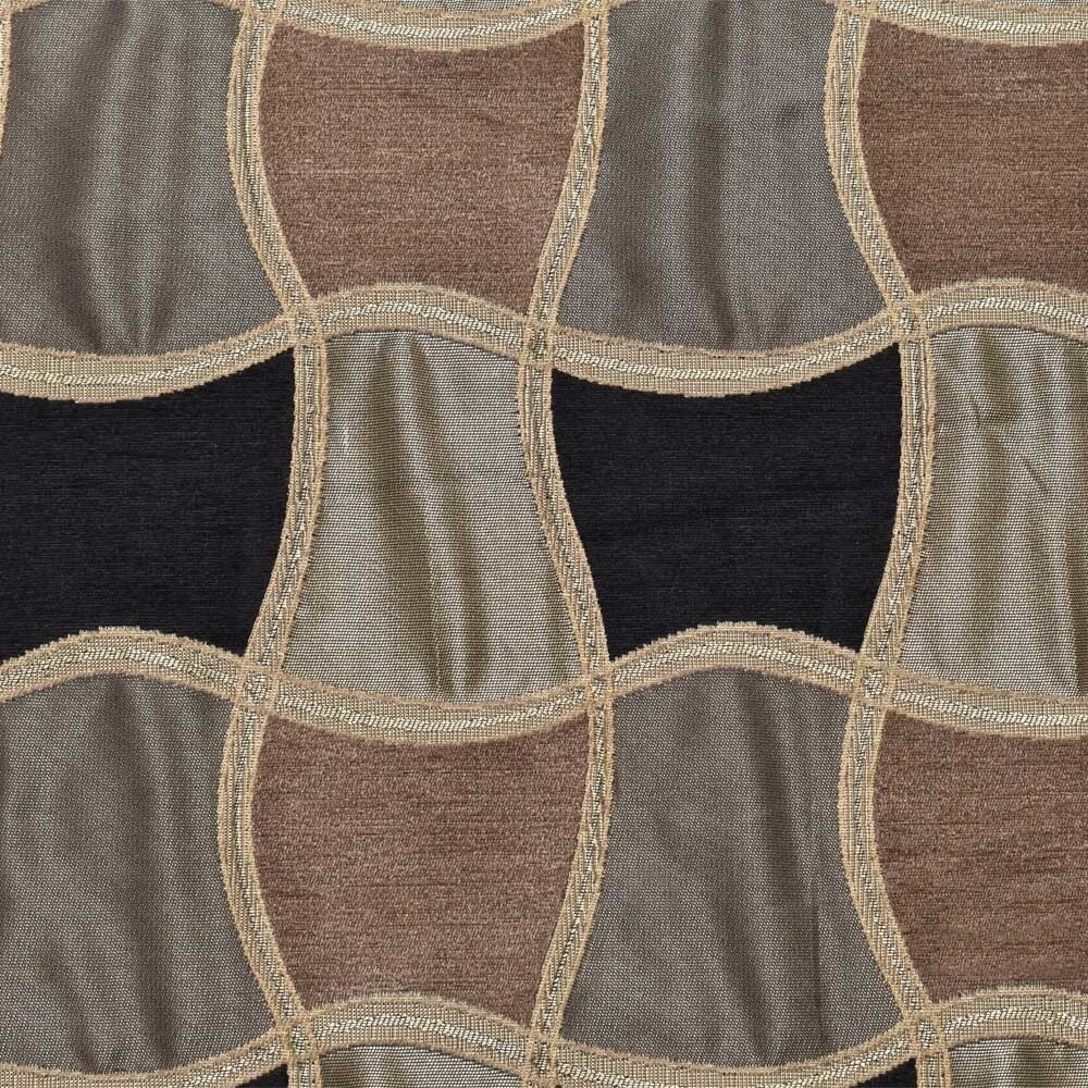 Chaparral Boat Patterned Fabric | Wavy Checkered 54 Inch (YD)