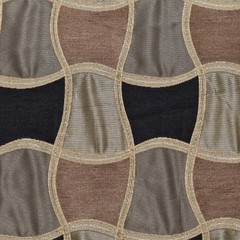 Chaparral Boat Patterned Fabric | Wavy Checkered 54 Inch (YD)