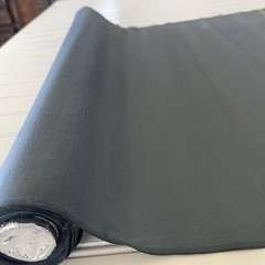 SILK, GRAY FABRIC 6 Yards x 22 Inches Wide or 216 Inches x 22 Wide