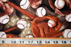 TIME FOR BASEBALL – 100% COTTON FABRIC