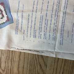 Vtg. 1996 Book Of Children’s Prayers Cloth Fabric Cut & Sew Panel Easter Baptism