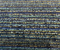 Hollywood Stripe Aquamarine Valdese Chenille Upholstery Fabric By The Yard