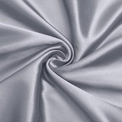 Charmeuse Satin Fabric by The Yard, 60 Inch Wide Silver Grey Satin Fabric Shi…